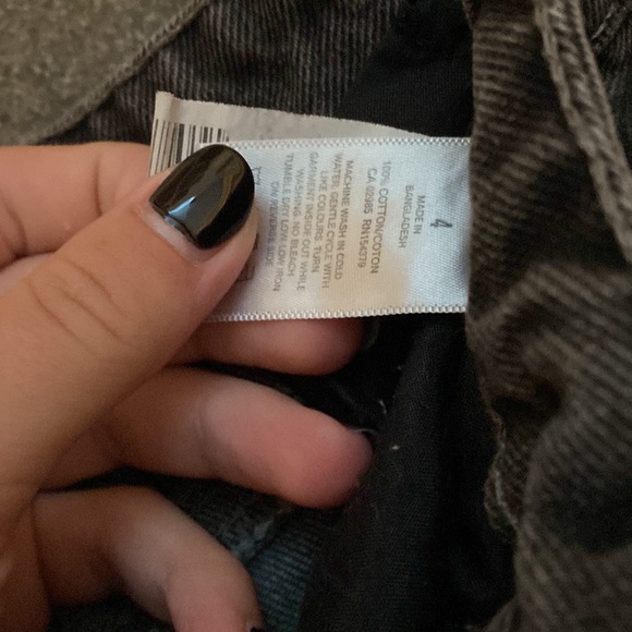 Bluenotes mom jean black size 4 - Picture 3 of 3